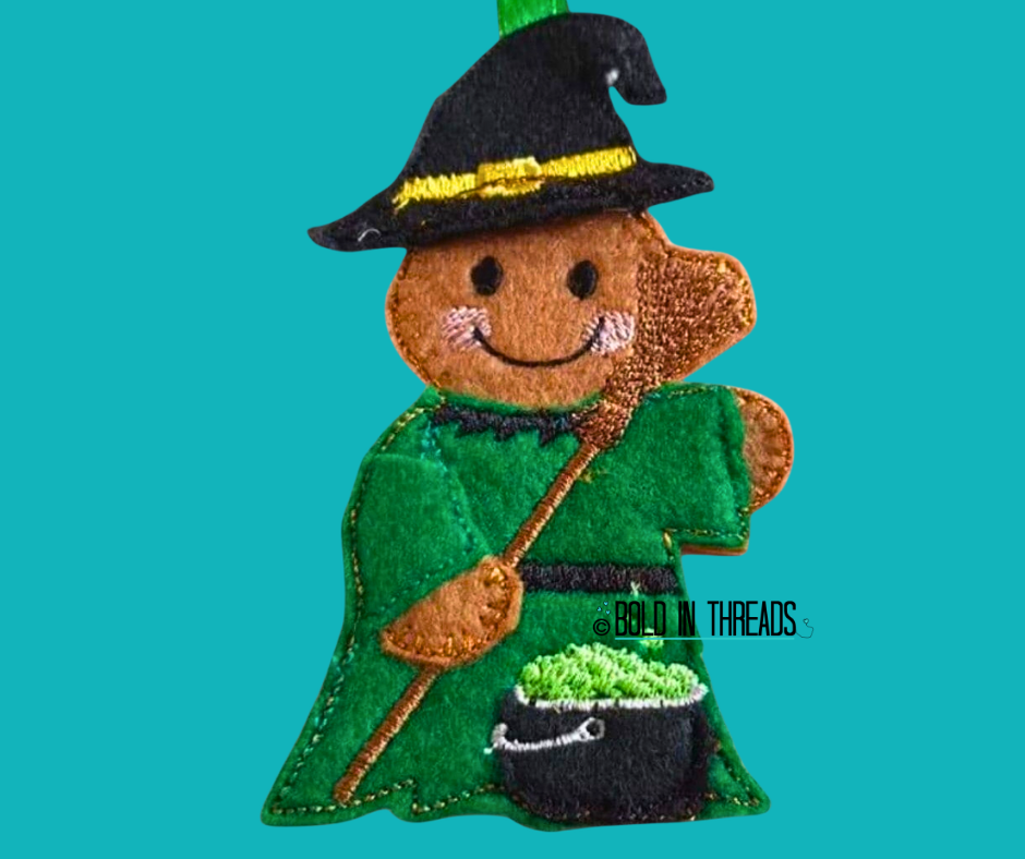 Witch Gingerbread  Decoration