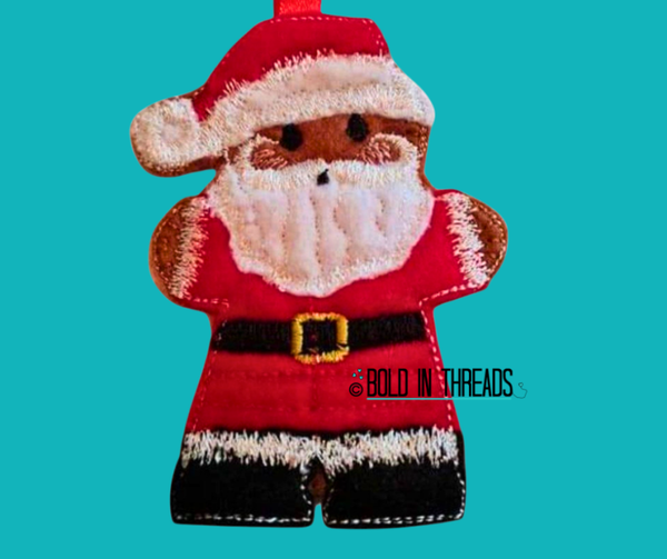 Santa Gingerbread Decoration