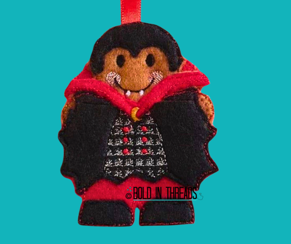 Vampire Gingerbread Decoration