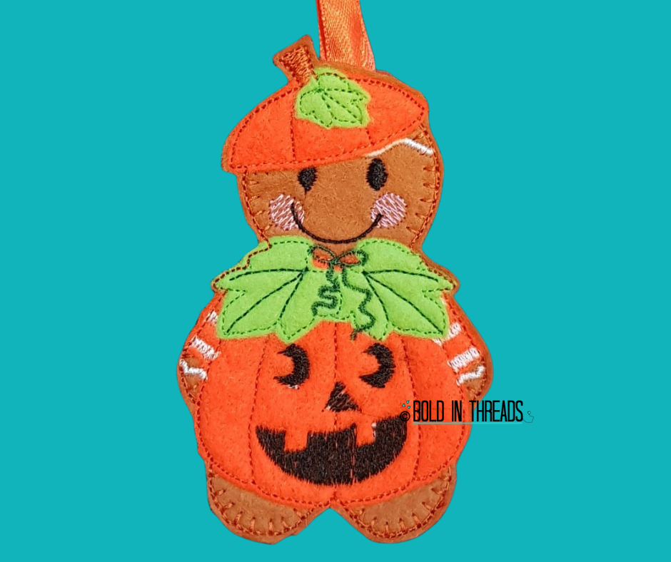 Pumpkin Gingerbread  Decoration