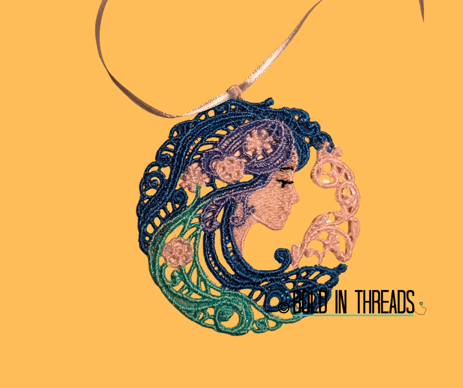 Whispers Of The Sea Free Standing Lace Ornament