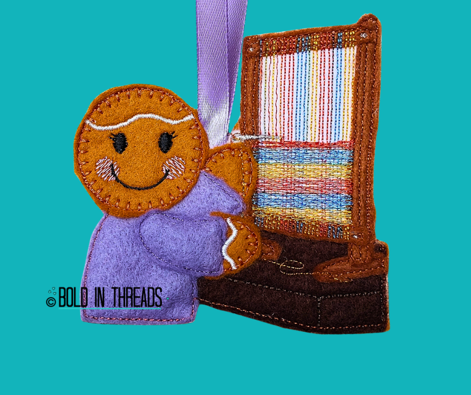 Weaver Gingerbread Decoration