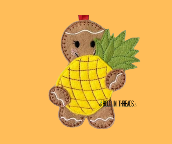 Pineapple Lover Gingerbread - Funny Handmade Pineapple Gift