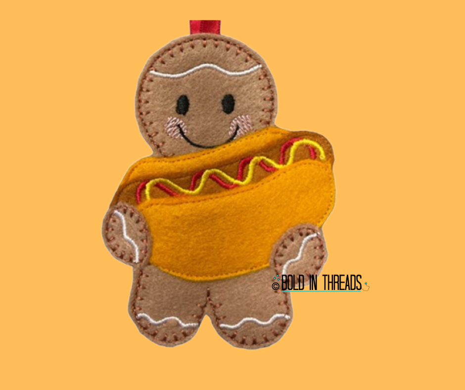 Hotdog Gingerbread - Funny Handmade Hotdog Lover Gift