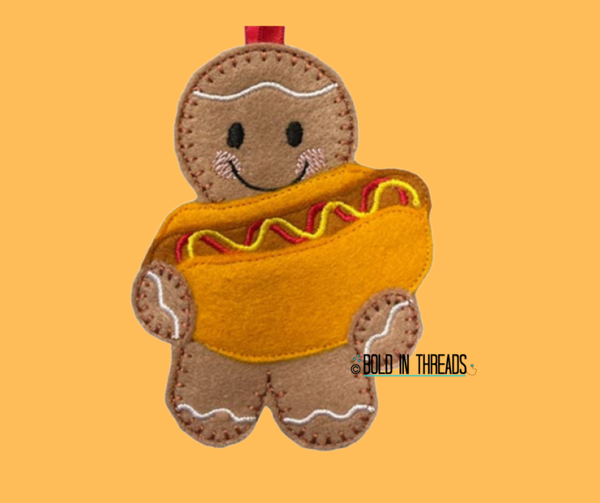 Hotdog Gingerbread - Funny Handmade Hotdog Lover Gift