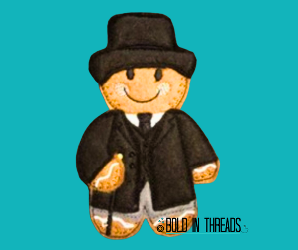 Funeral Director Gingerbread Decoration