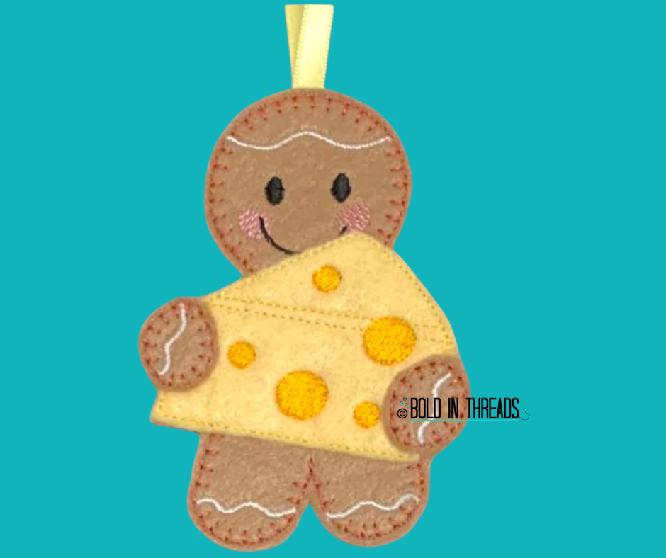 Cheese Lover Gingerbread - Funny Handmade Cheese Gift.