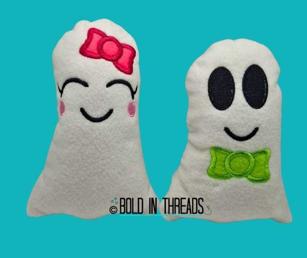 Ghost Stuffies with Bows