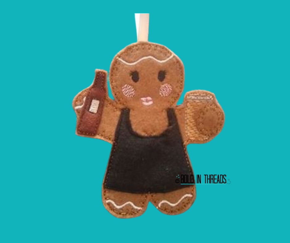 Beer Lover Lady Gingerbread