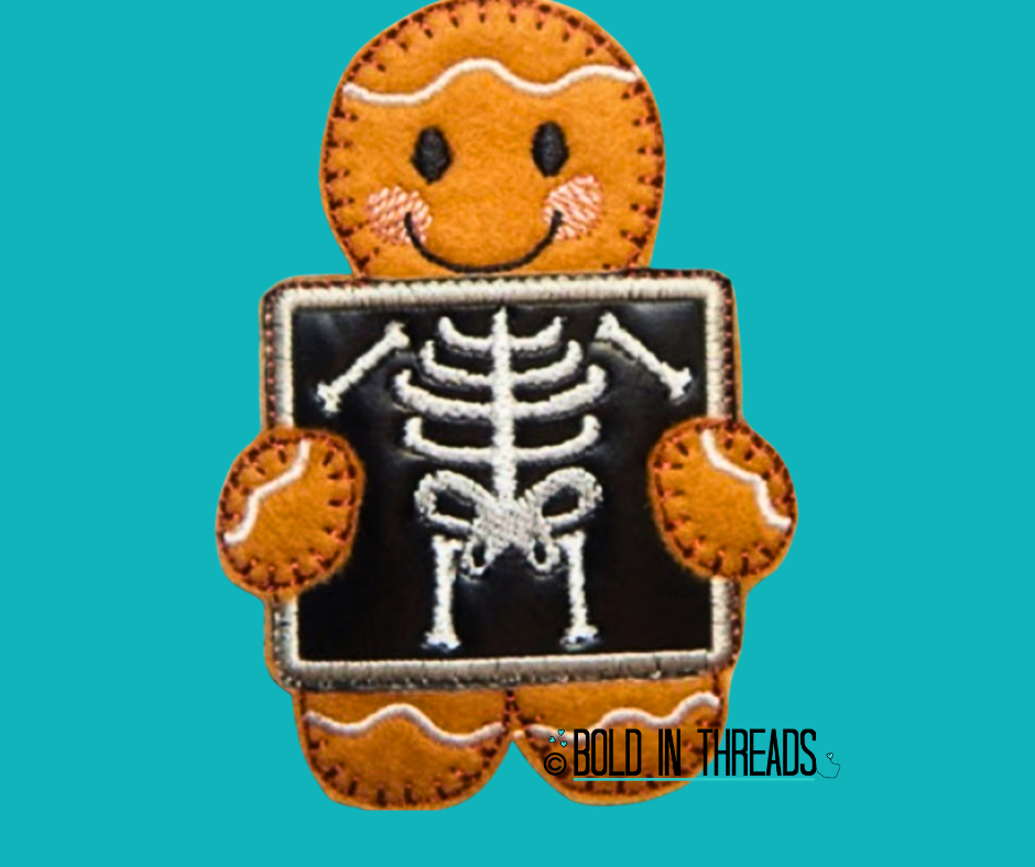 Radiology / X-Ray Gingerbread Decoration