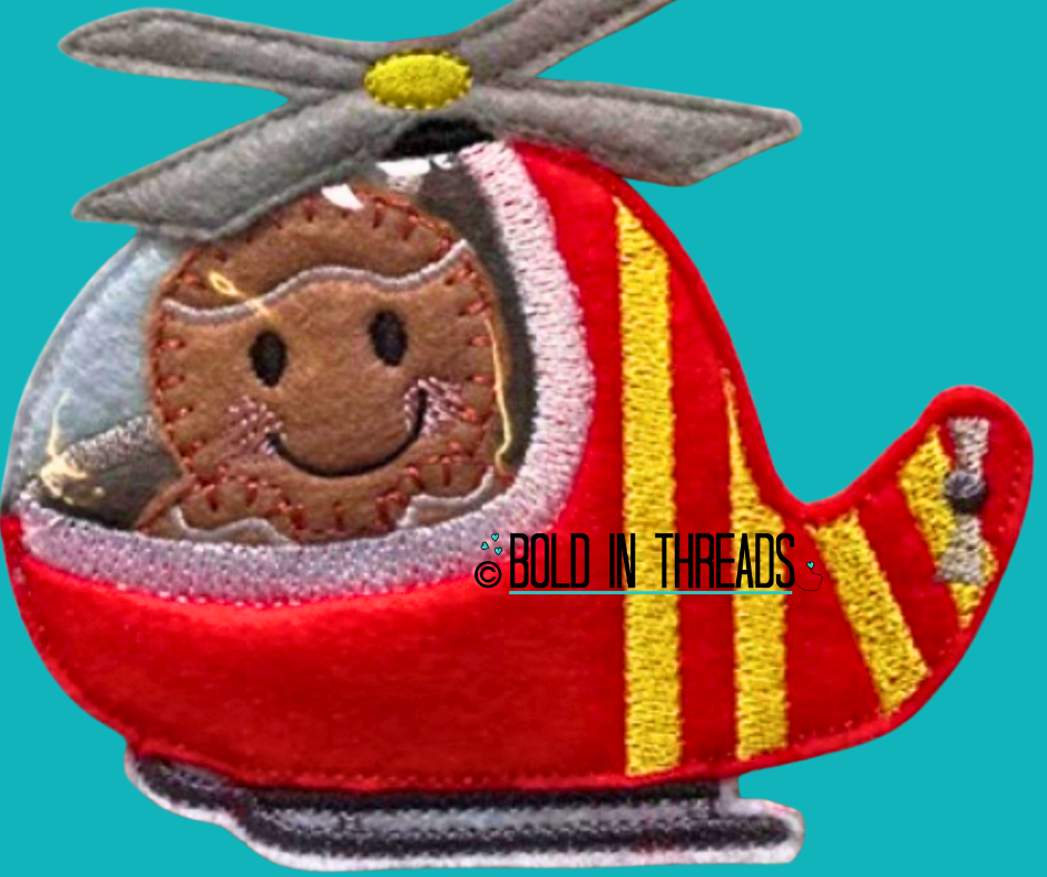 Air Ambulance Gingerbread Decoration