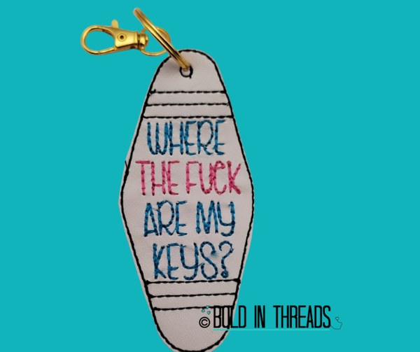Where The Fuck Are My Keys Keyring