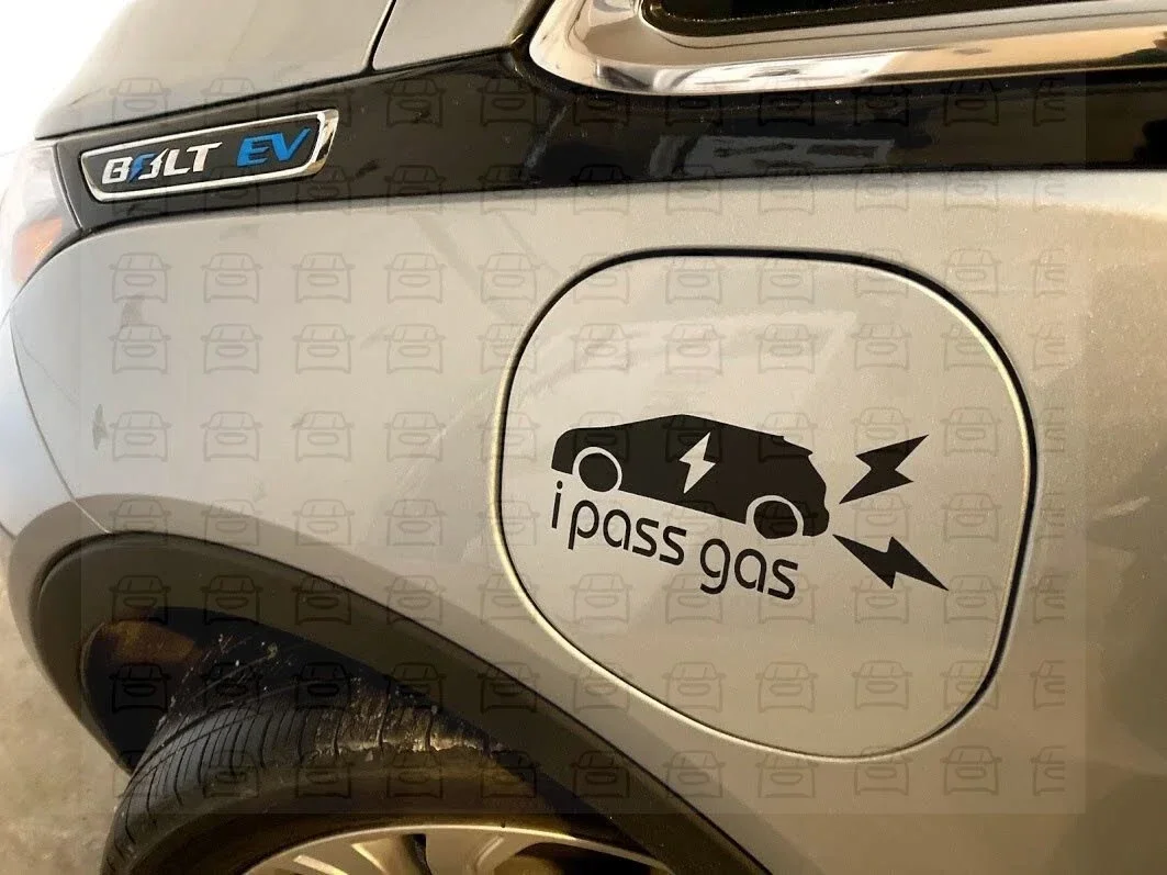 I Pass Gas Vinyl Sticker - Ev Humor - 6 Inch