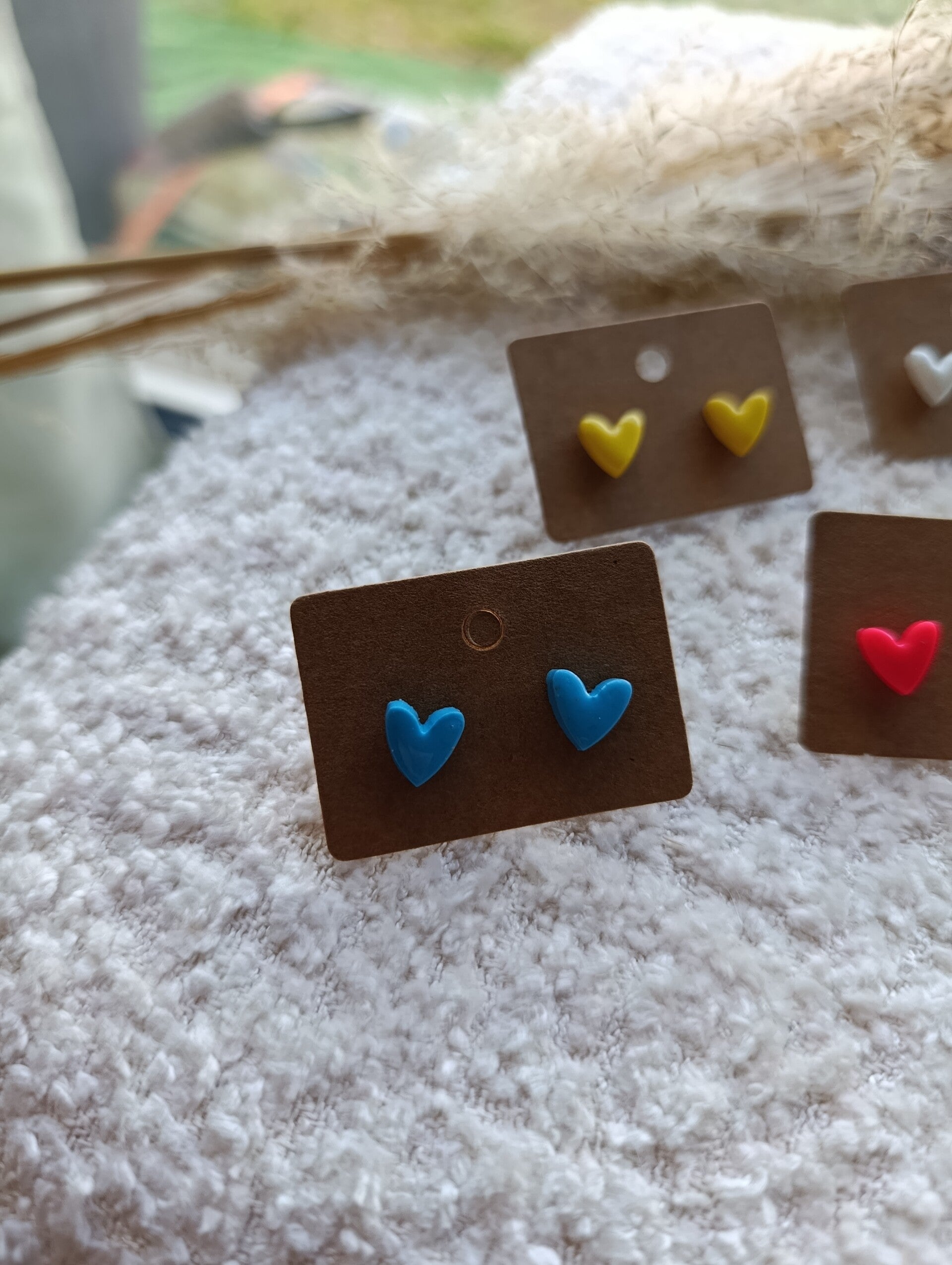 Petits coeurs bleu
