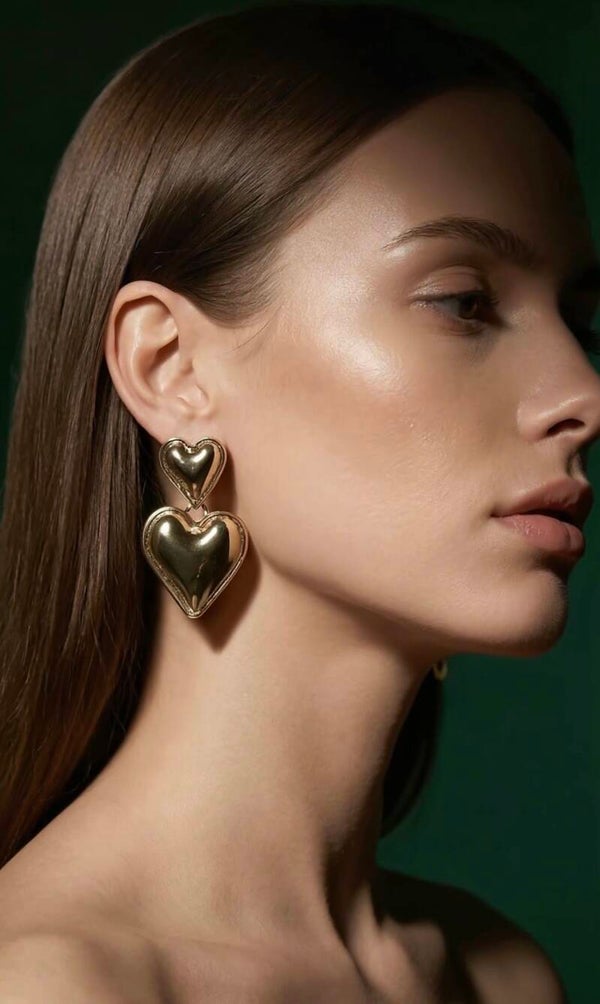 Golden Love Earrings