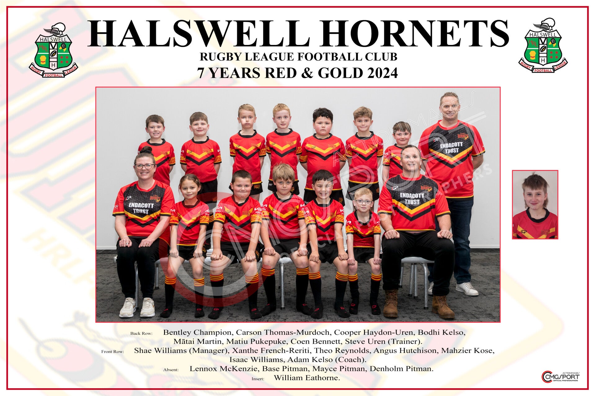 Team Photo Print 8 by 12 inch