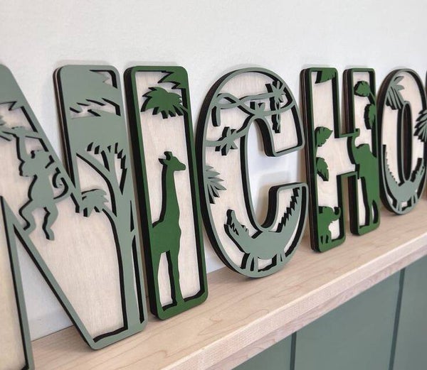 Lettres bois 15 cm