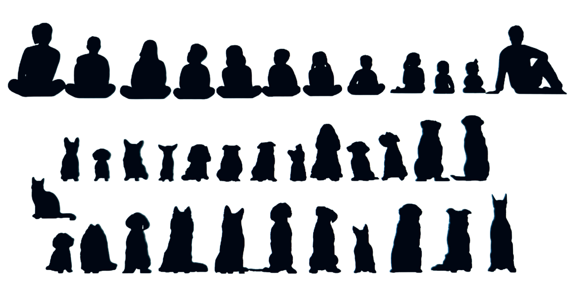 Silouette famille