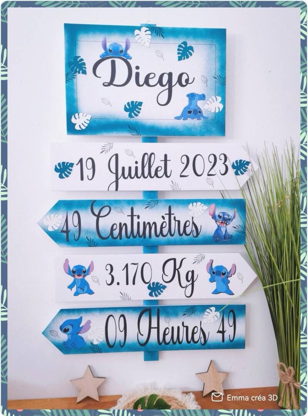 Panneau naissance