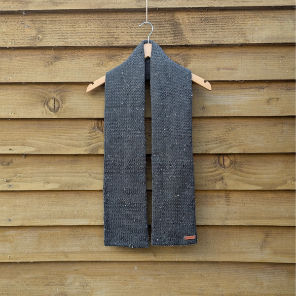 Forest Tweed Knitted Scarf