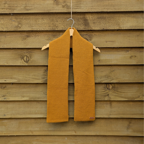 Mustard Knitted Scarf