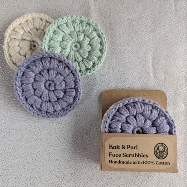 Cotton face scrubbies