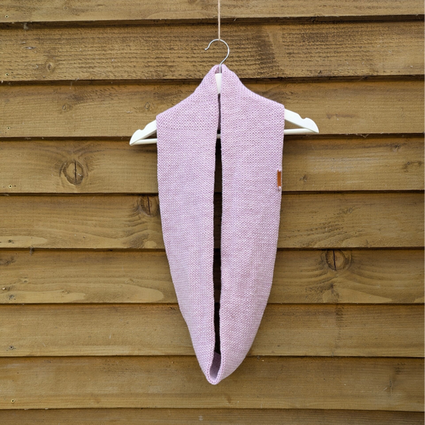 Baby Pink Knitted Snood