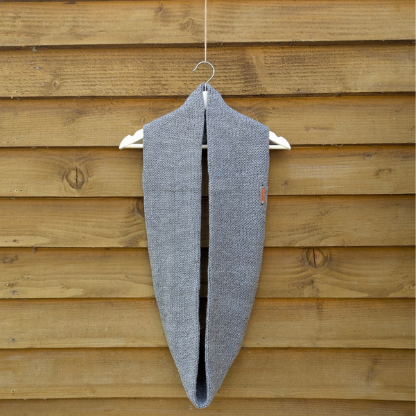 Marble Grey Knitted Snood