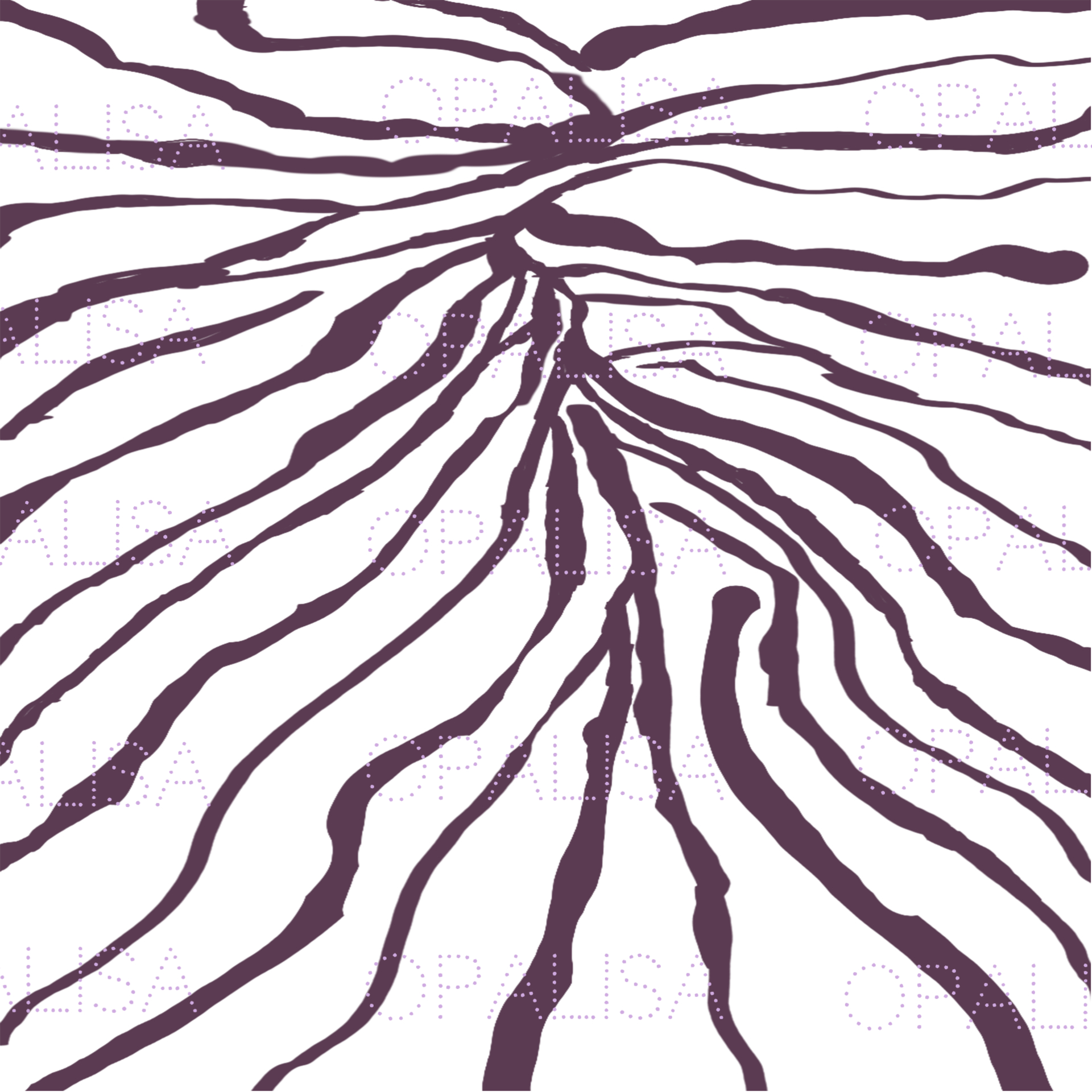 ANIMAL-ZEBRE ABSTRACT MAUVE