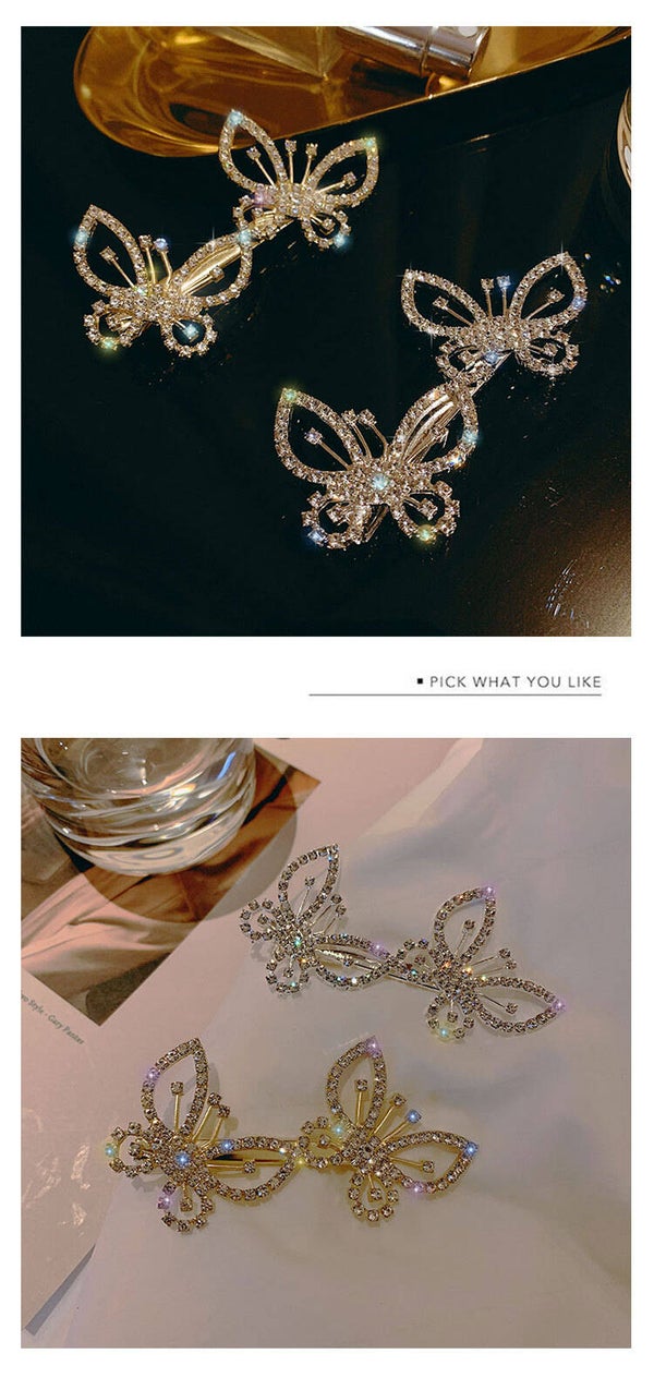 Haarklammer mit Strass