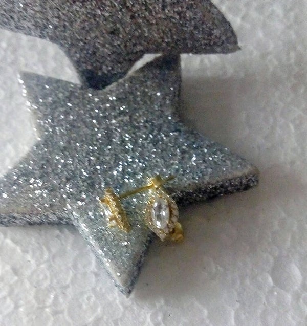 Ovale schöne Silberohrringe