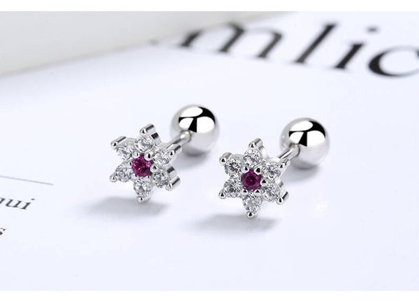 Silbersterne mit Zirkonia