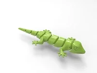 beweglicher Gecko gross