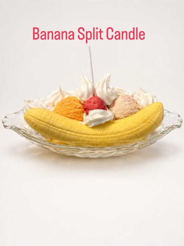 Banana Split candles