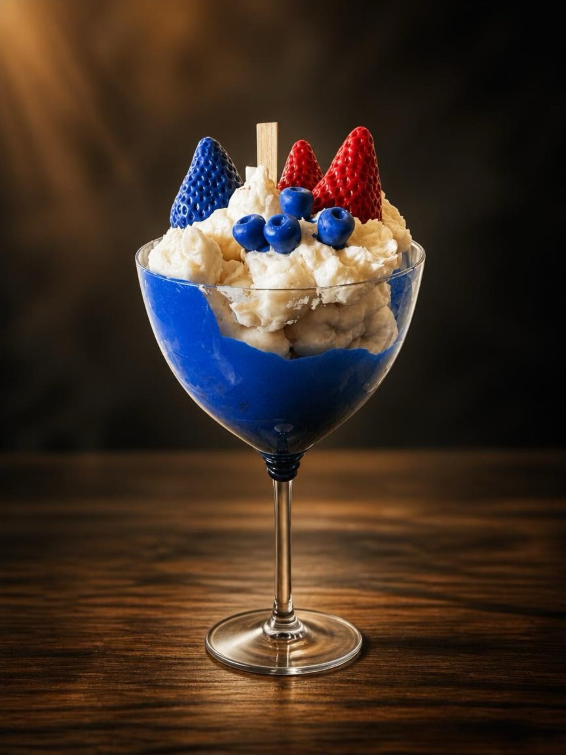 Blue Lagoon Cream Sundae