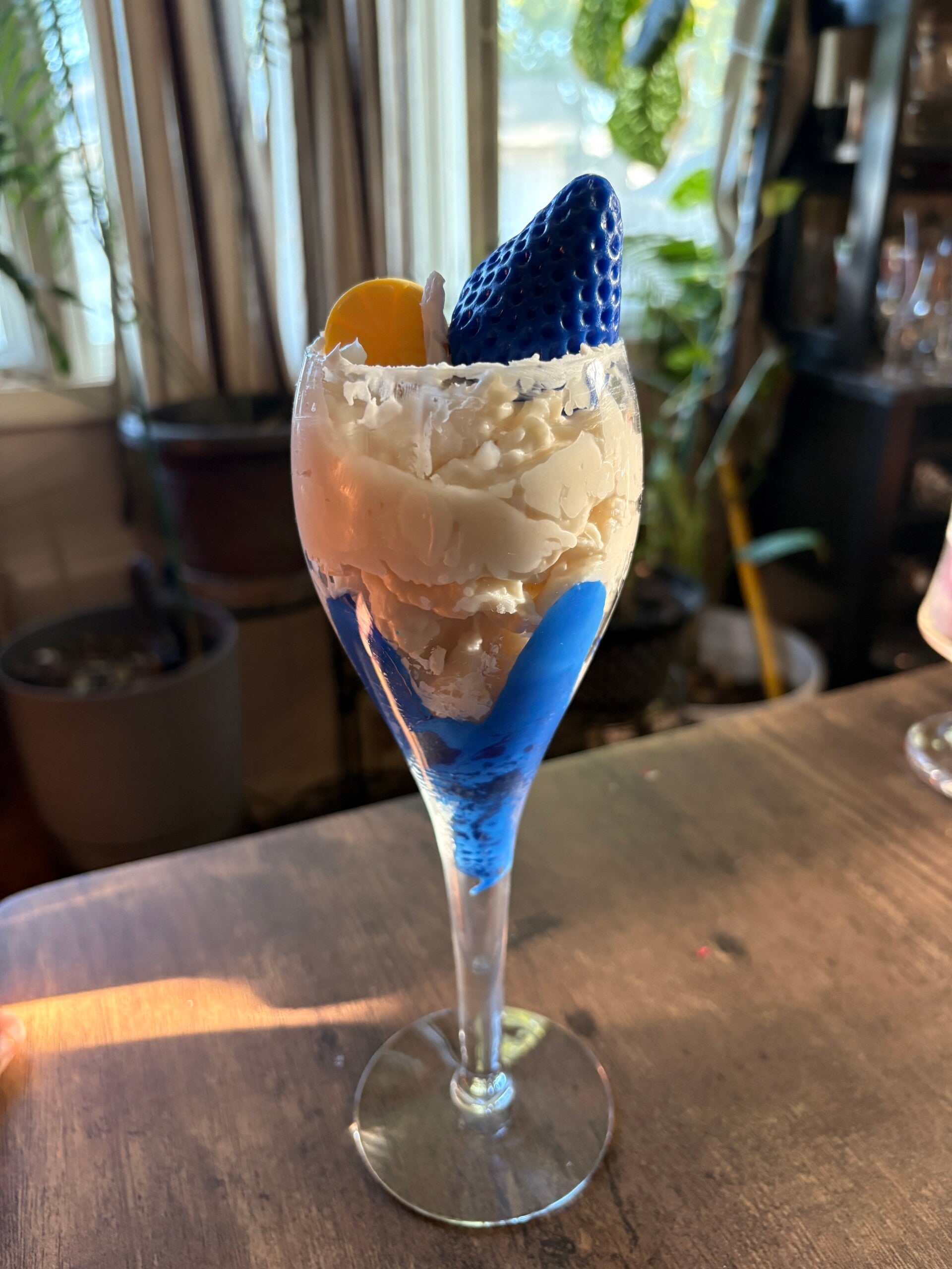 Blue Hurricane Cream Sundae