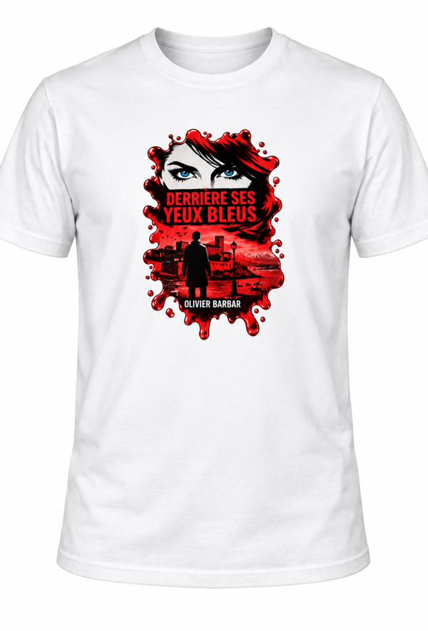 T-shirt Derrière ses yeux bleus