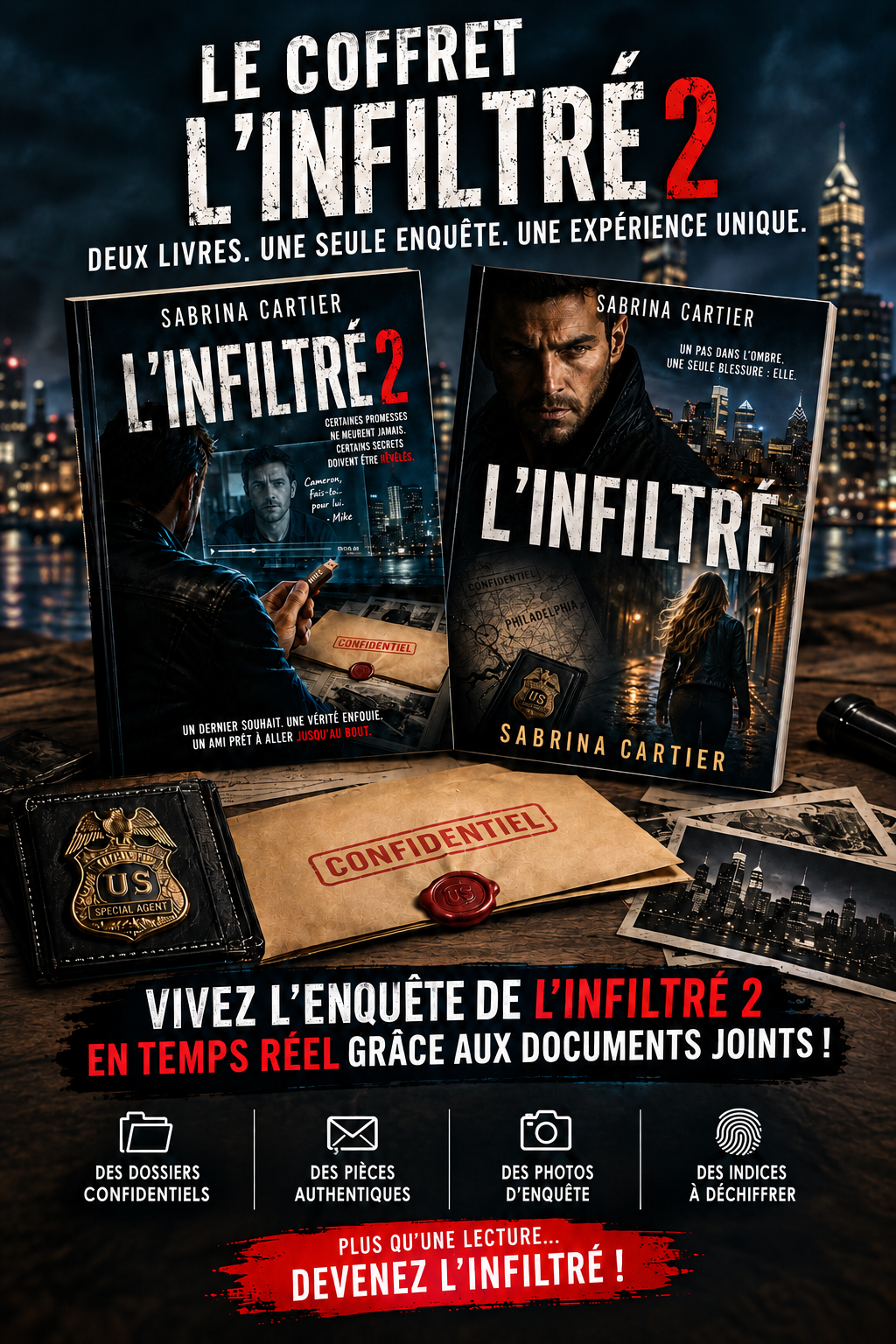 Coffret l'infiltré 1 et 2