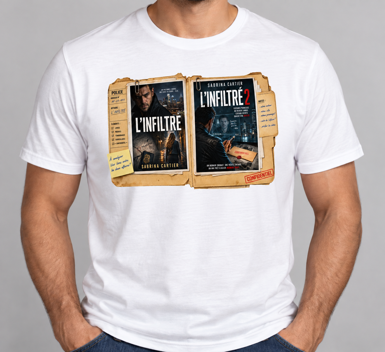 T-shirt l'infiltré 1 et 2
