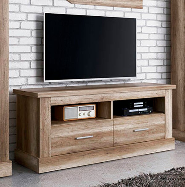 MUEBLE DE TV CON 2 CAJONES 135CM. VARIOS COLORES