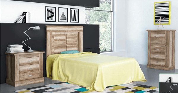 CABECERO 110 CM+ 1 MESA DE NOCHE+ 1 SINFONIER