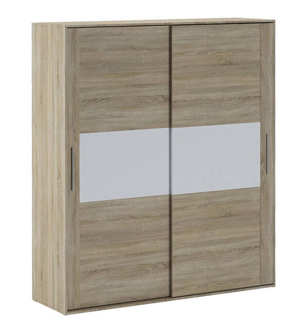 ARMARIO 180CMS 2 PUERTAS CORREDERAS CON FRANJA VARIOS COLORES