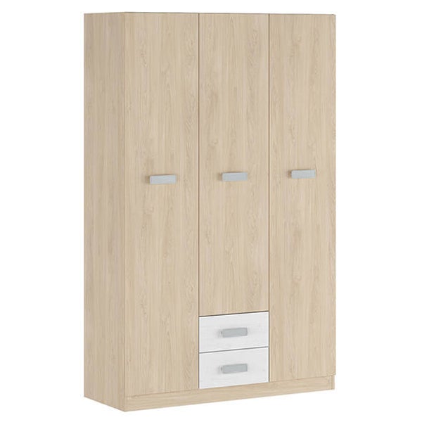 ARMARIO 3 PUERTAS 2 CAJONES 130CM VARIOS COLORES