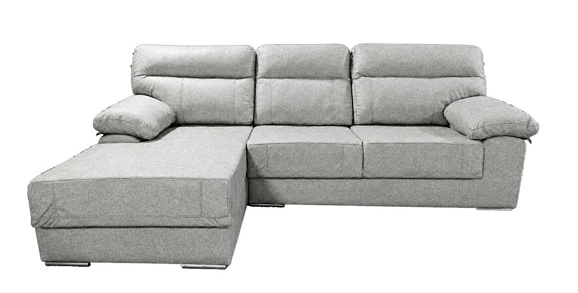 SOFÁ CHAISE LONGUE 260CM LADO IZQUIERDO. VARIOS COLORES