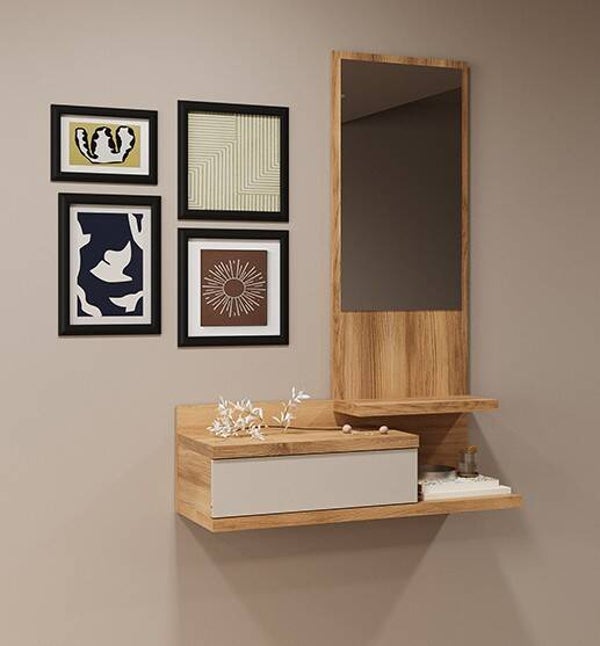 RECIBIDOR PARA COLGAR 1 CAJÓN Y ESPEJO VERTICAL