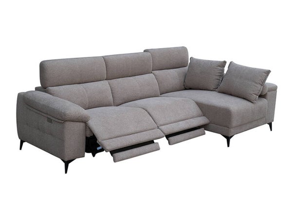 SOFÁ CHAISE LONGUE DERECHO ELECTRICO 293CMS VARIOS COLORES