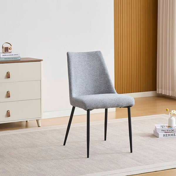 X2 SILLAS TAPIZADAS GRIS O BEIGE