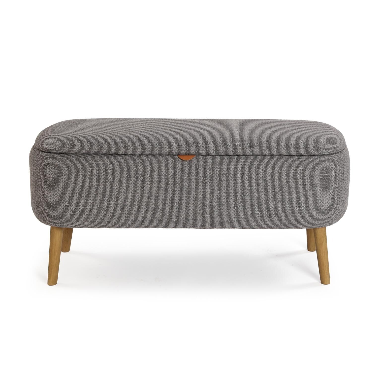 PUFF BAÚL 95CMS GRIS CLARO