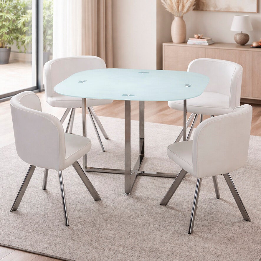 MESA+4 SILLAS 100X100