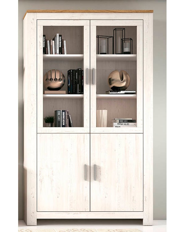 VITRINA 4 PUERTAS 116CM